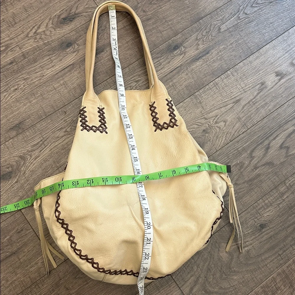 Large Vintage Sondra Roberts Leather Tote Hobo Bag TLC Project